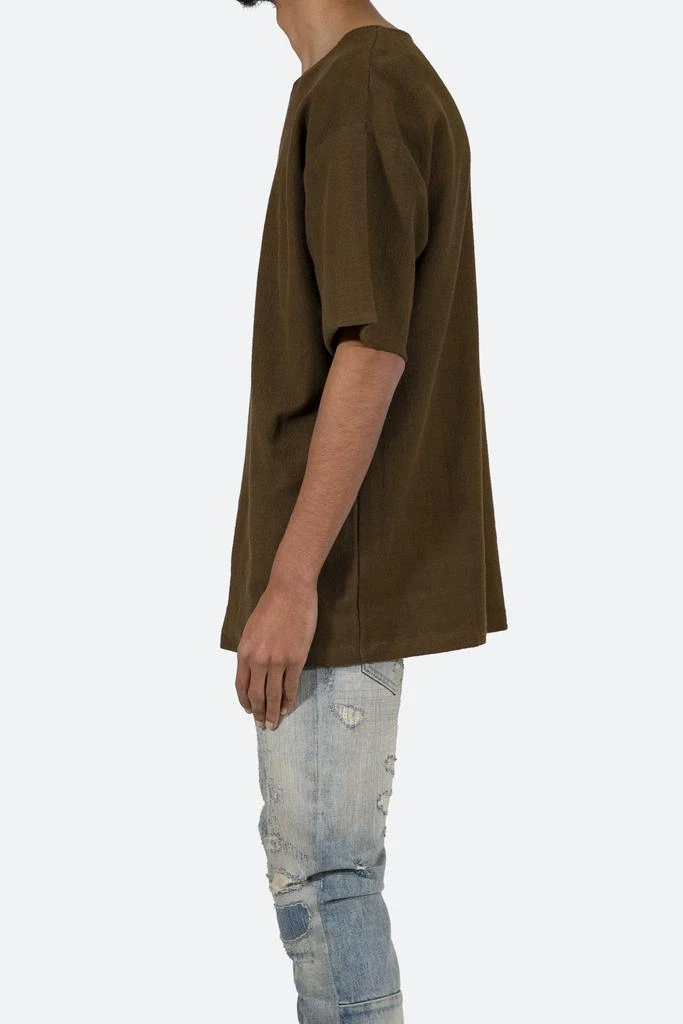 商品MNML|Reverse Terry Tee - Brown,价格¥91,第3张图片详细描述