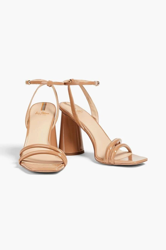 商品Sam Edelman|Kia faux patent-leather sandals,价格¥623,第2张图片详细描述