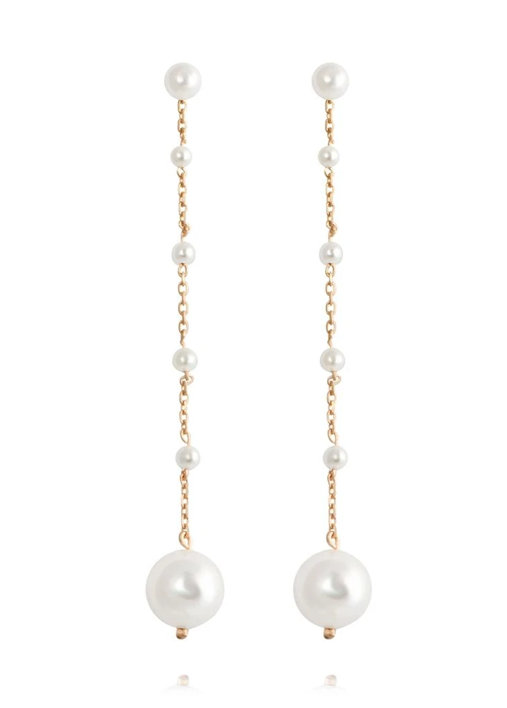 商品APPLES & FIGS|Pearl drops 24k vermeil earrings,价格¥1899,第1张图片