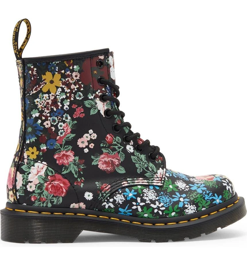 商品Dr. Martens|1460 Pascal Floral Mash Up Lace-Up Boot,价格¥675,第3张图片详细描述