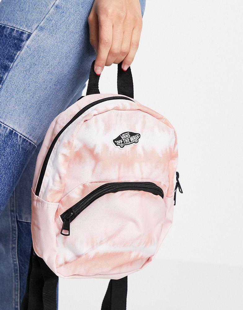 Vans Got This mini backpack in pink tie dye商品第4张图片规格展示