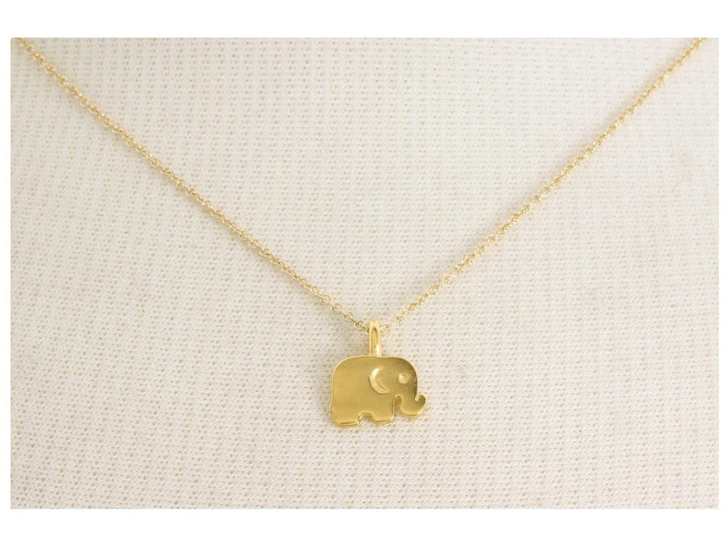 商品Dogeared|Good Luck Elephant Reminder Necklace,价格¥477,第3张图片详细描述