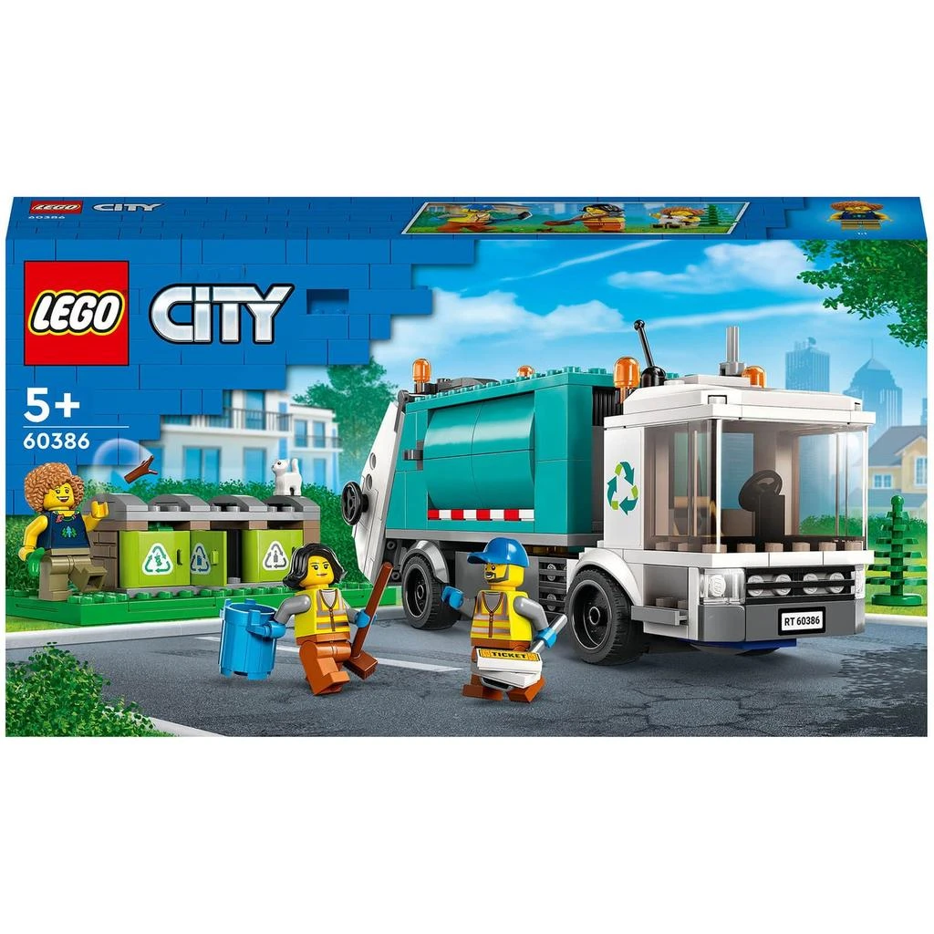 商品LEGO|LEGO City: Recycling Truck Bin Lorry Toy, Vehicle Set (60386),价格¥303,第1张图片