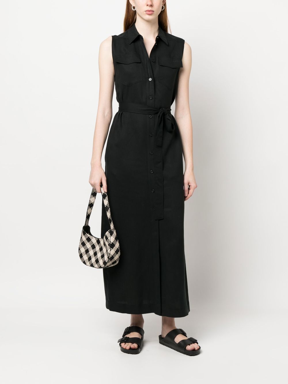 Calvin Klein 女士连衣裙 K20K205204BEH 黑色商品第4张图片规格展示