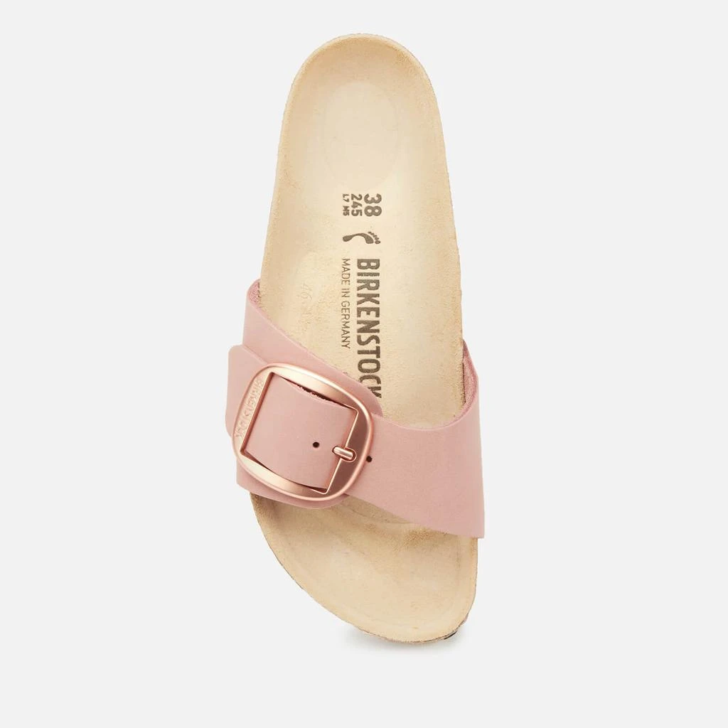 商品Birkenstock|BIRKENSTOCK WOMEN'S MADRID BIG BUCKLE NUBUCK SINGLE STRAP SANDALS - OLD ROSE,价格¥773,第3张图片详细描述