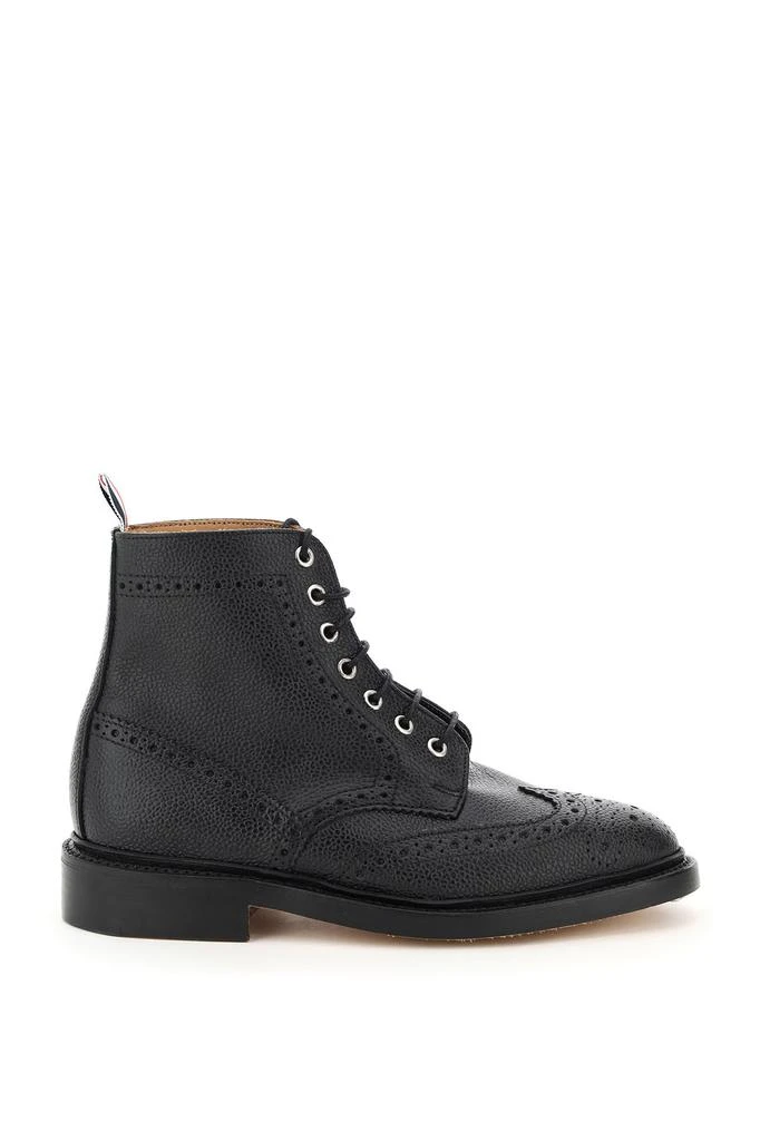 商品Thom Browne|CLASSIC WINGTIP LACE-UP BOOTS,价格¥4639,第1张图片