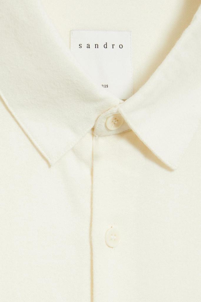 Brushed cotton-twill shirt商品第4张图片规格展示