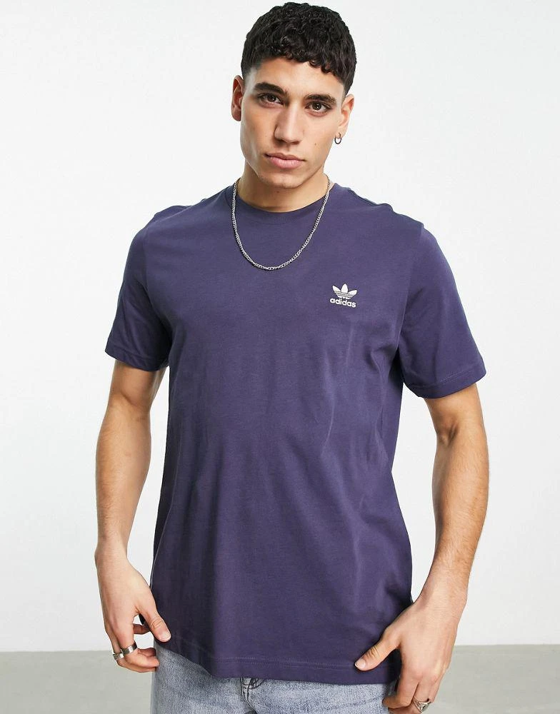 商品Adidas|adidas Originals Essentials t-shirt in shadow navy,价格¥125,第4张图片详细描述