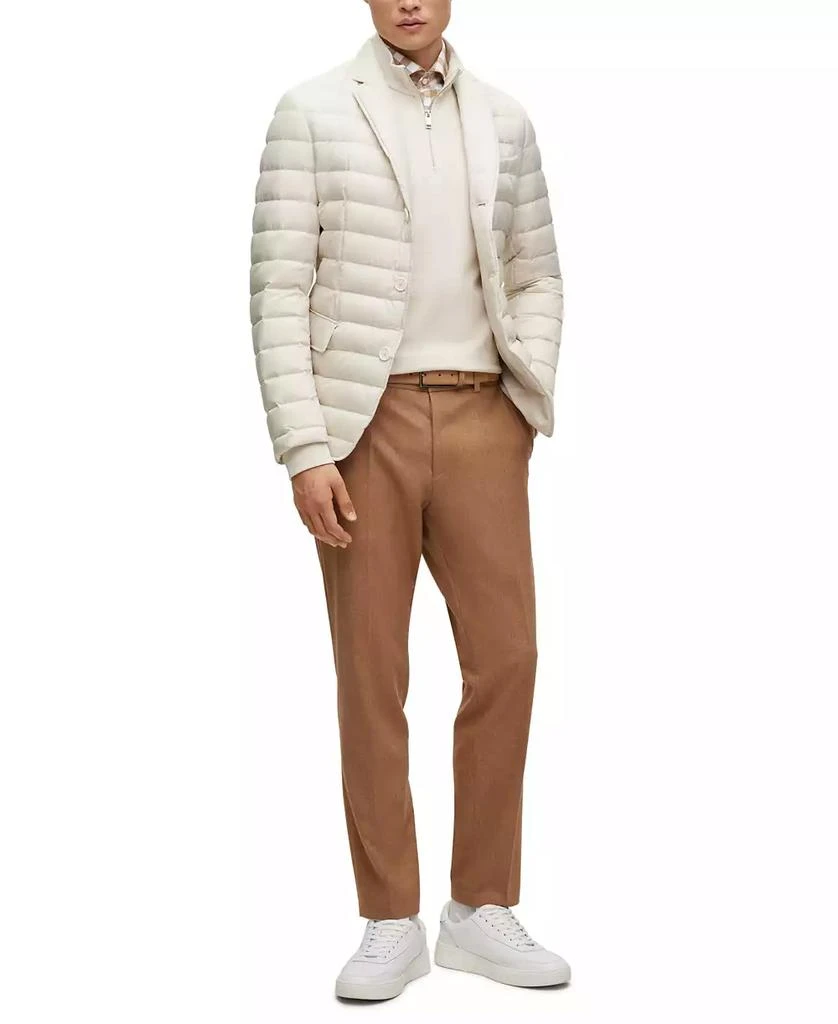 商品Hugo Boss|Men's Jacquard Zip-Neck Sweatshirt,价格¥1088,第3张图片详细描述