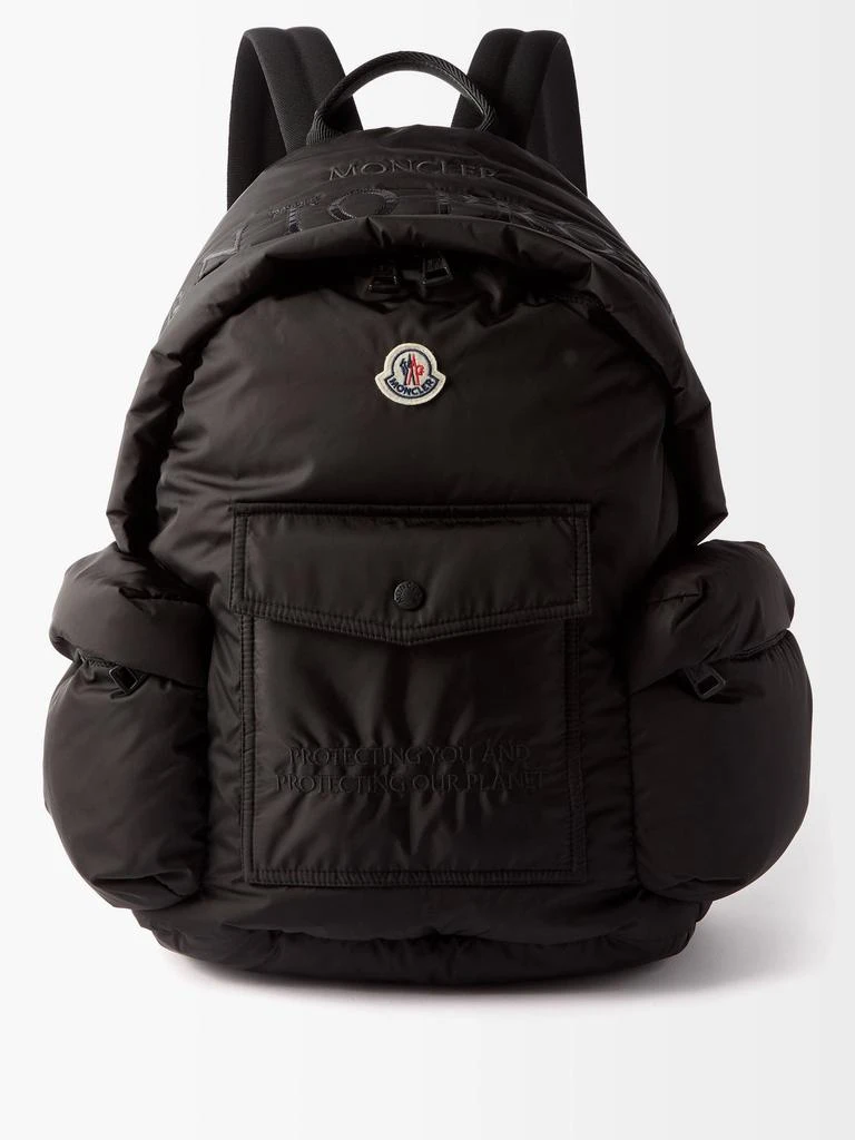 商品Moncler|Maya logo-patch padded-shell backpack,价格¥8283,第1张图片