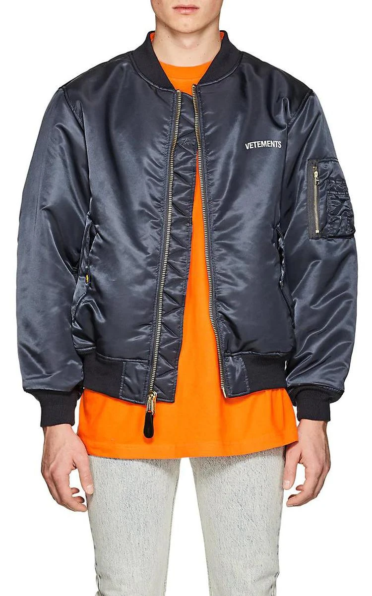 商品Vetements|Emoji-Accented Reversible Bomber Jacket,价格¥9631,第1张图片