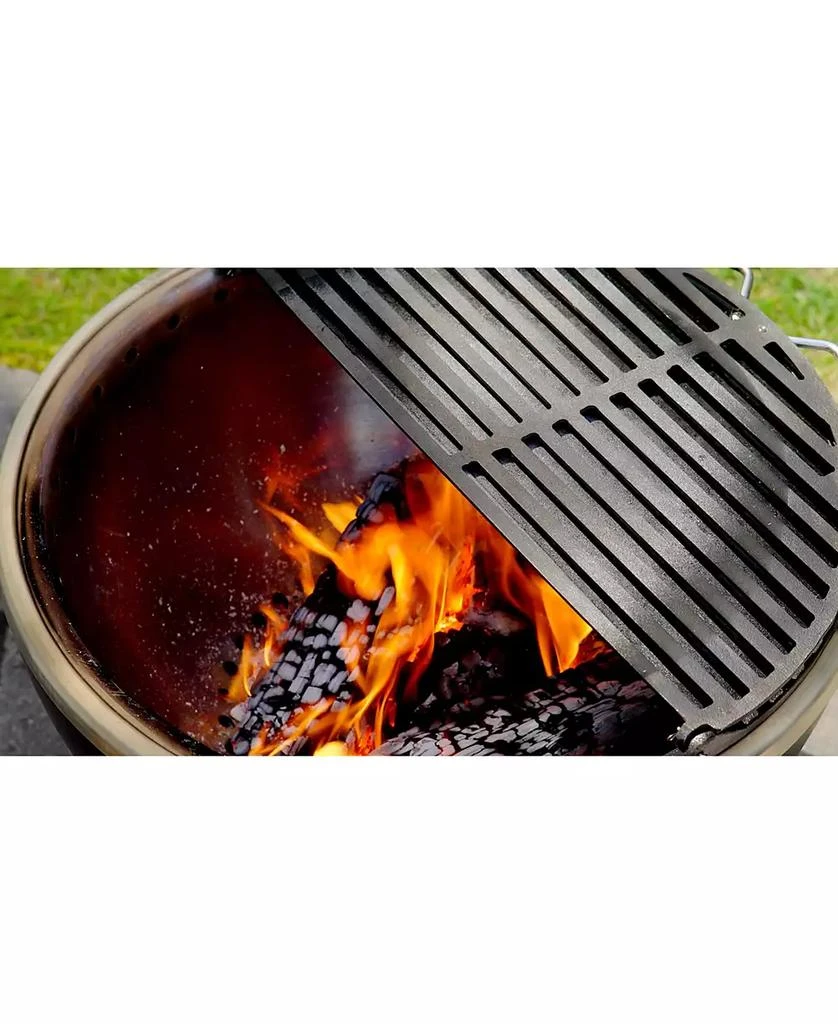 CHA-830 Cleanburn Fire Pit Griddle & Grill Cast Iron Top 商品