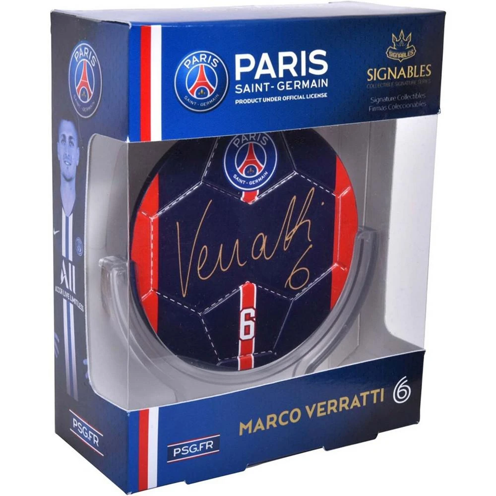 商品Signables|Blue Marco Verratti Paris Saint-Germain Signature Series Collectible,价格¥186,第4张图片详细描述