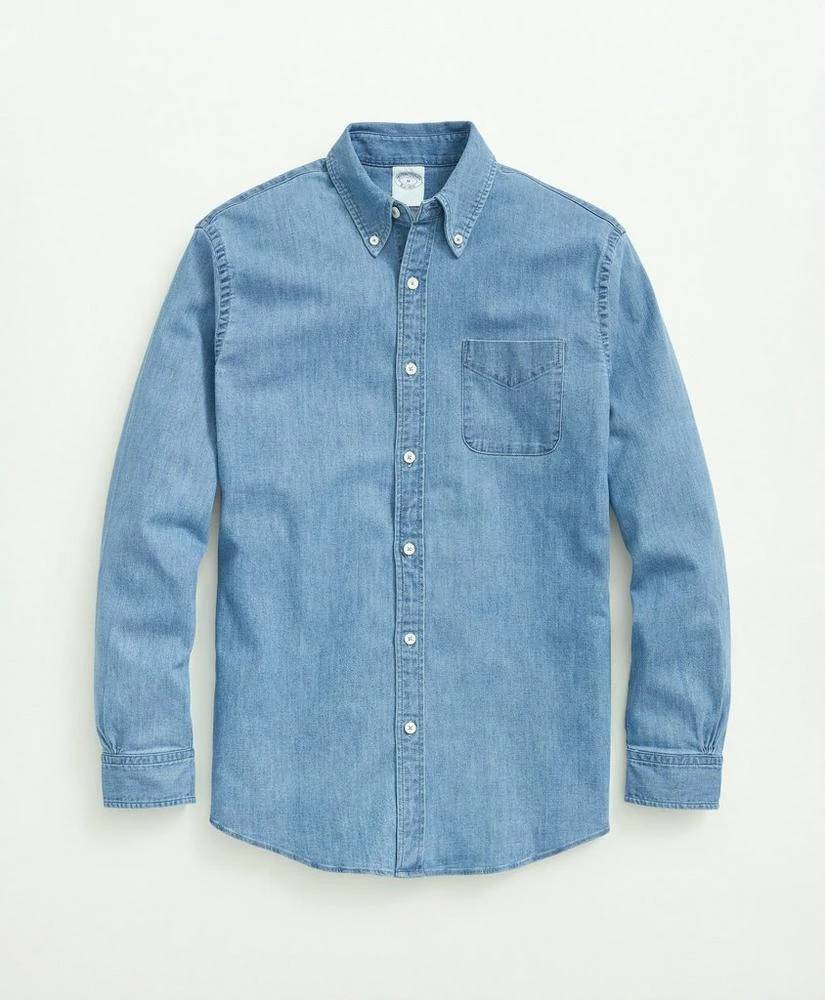 商品Brooks Brothers|日式弹力牛仔衬衫,价格¥489,第1张图片