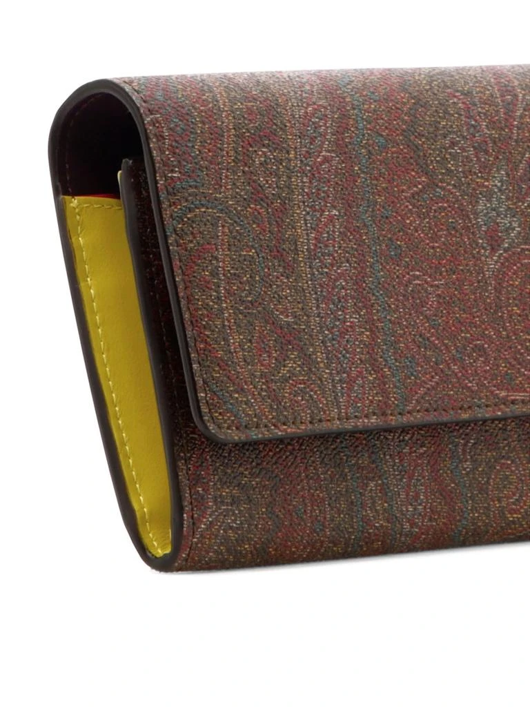 商品ETRO|Paisley Wallets & Card Holders Brown,价格¥1379,第4张图片详细描述