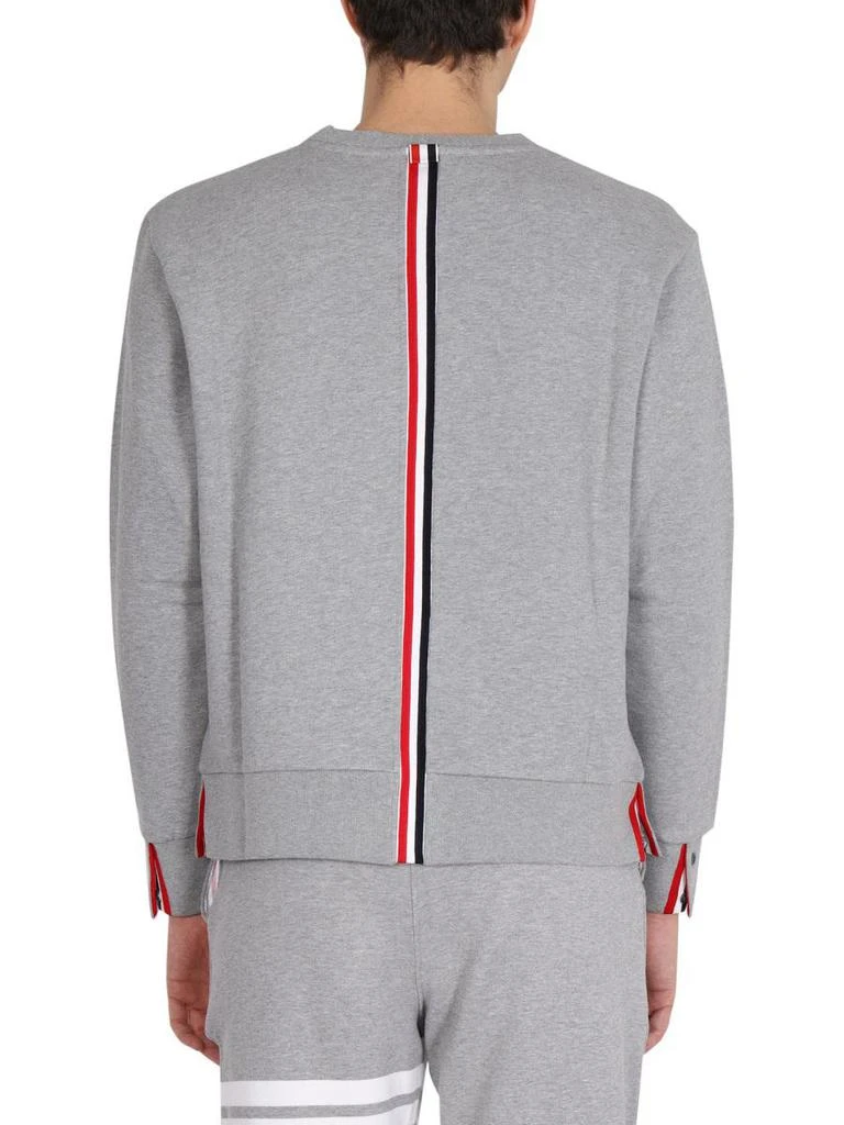 商品Thom Browne|THOM BROWNE SWEATSHIRT WITH TRICOLOR INLAY,价格¥3465,第2张图片详细描述