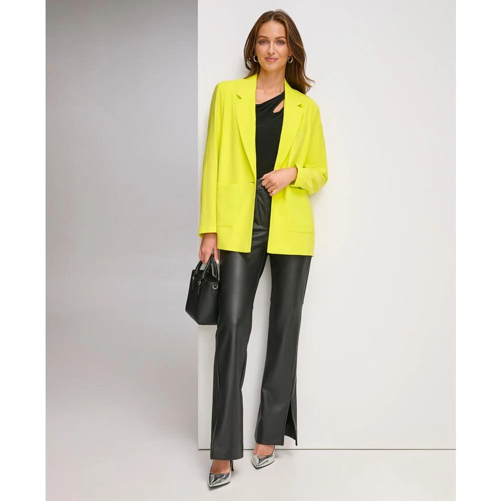 商品DKNY|Women's Patch Pocket One-Button Blazer,价格¥1239,第4张图片详细描述