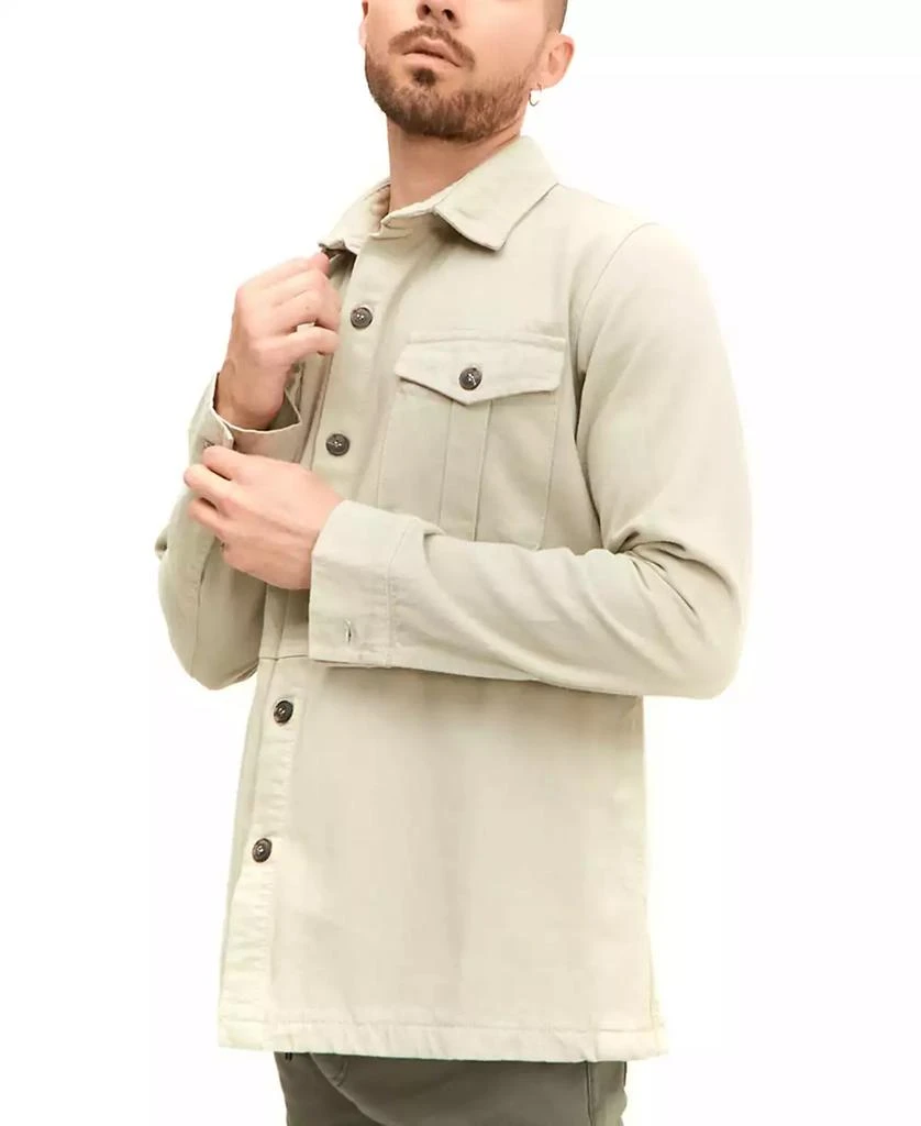 商品RON TOMSON|Men's Modern Relaxed Casual Button-Down Shirt,价格¥727,第3张图片详细描述