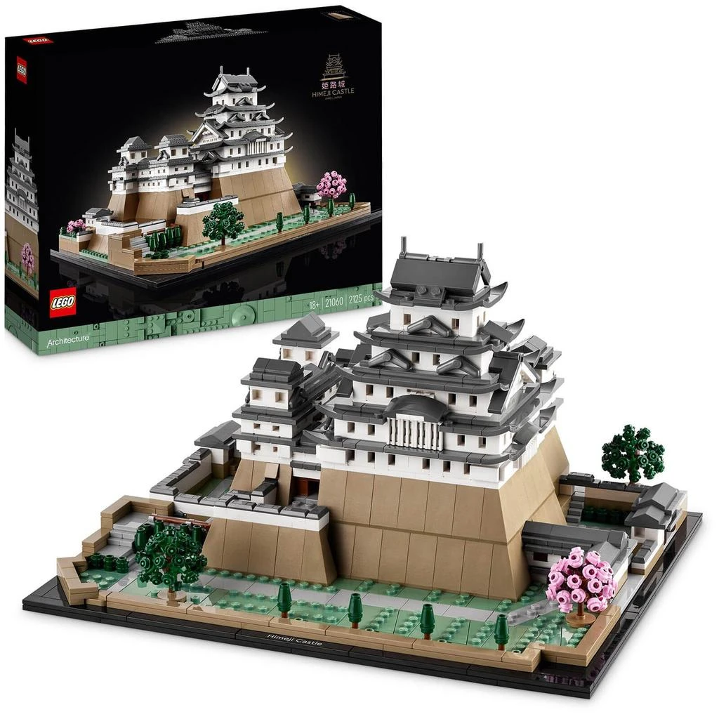 商品LEGO|LEGO Architecture Himeji Castle Model Adults Set 21060,价格¥1517,第1张图片