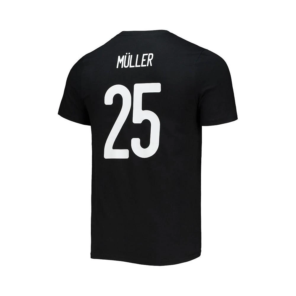商品Adidas|Men's Thomas Muller Black Bayern Munich Amplifier Name and Number T-shirt,价格¥186,第4张图片详细描述