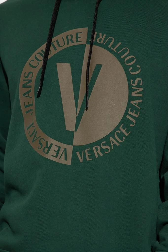 商品Versace|Versace Jeans Couture Logo Printed Drawstring Hoodie,价格¥1738,第4张图片详细描述