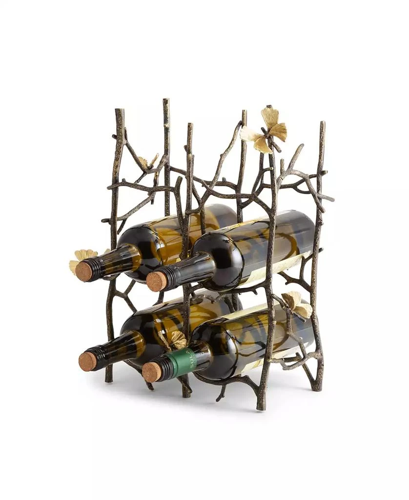 商品Michael Aram|Butterfly Ginkgo 6-Bottle Wine Rack,价格¥2213,第4张图片详细描述