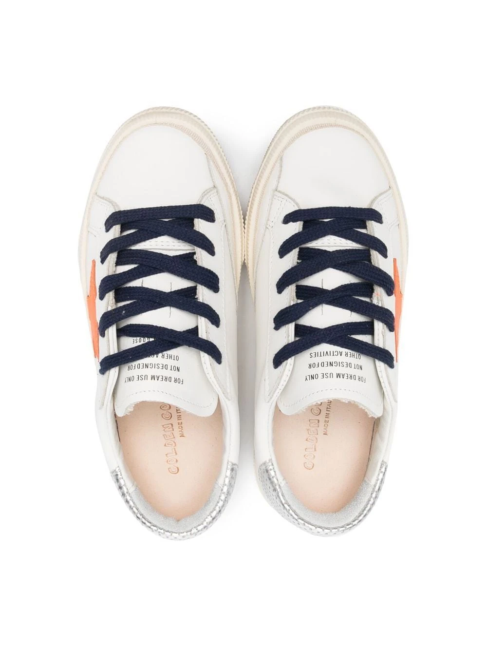 商品【商品预售7天】 Golden Goose|Golden Goose 男童运动鞋 F00329911214 白色,价格¥687,第3张图片详细描述
