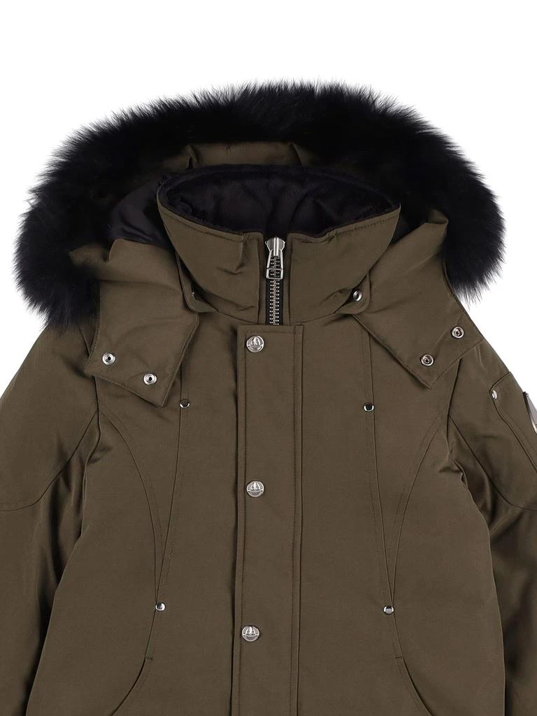 商品Moose Knuckles|Nylon Down Jacket W/ Fur,价格¥5318,第1张图片详细描述