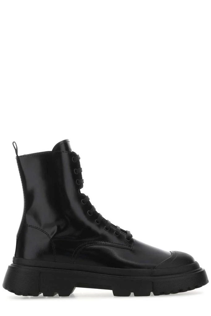 商品hogan|Hogan H619 Combat Lace-Up Boots,价格¥2631,第1张图片