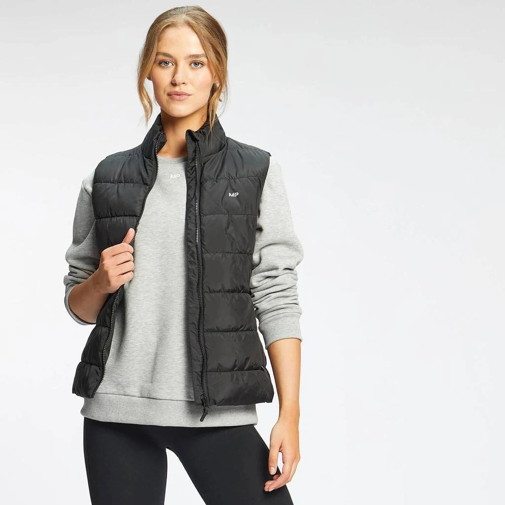 商品Myprotein|MP Women's Outerwear Lightweight Puffer Gilet - Black,价格¥225,第1张图片