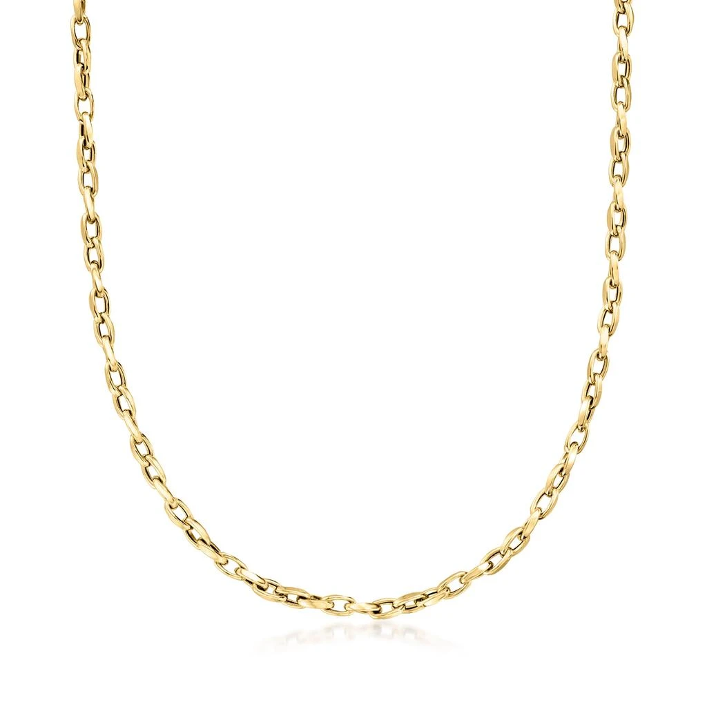 商品Ross-Simons|Italian 18kt Yellow Gold Twisted Cable-Link Necklace,价格¥5953,第1张图片