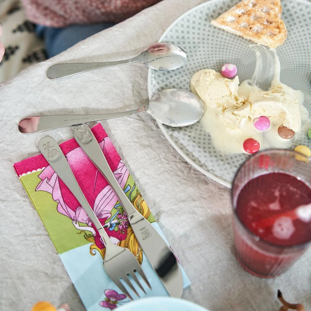 商品ZWILLING|TWIN Kids Bino 4-pc 18/10 Stainless Steel Flatware Set,价格¥207,第3张图片详细描述