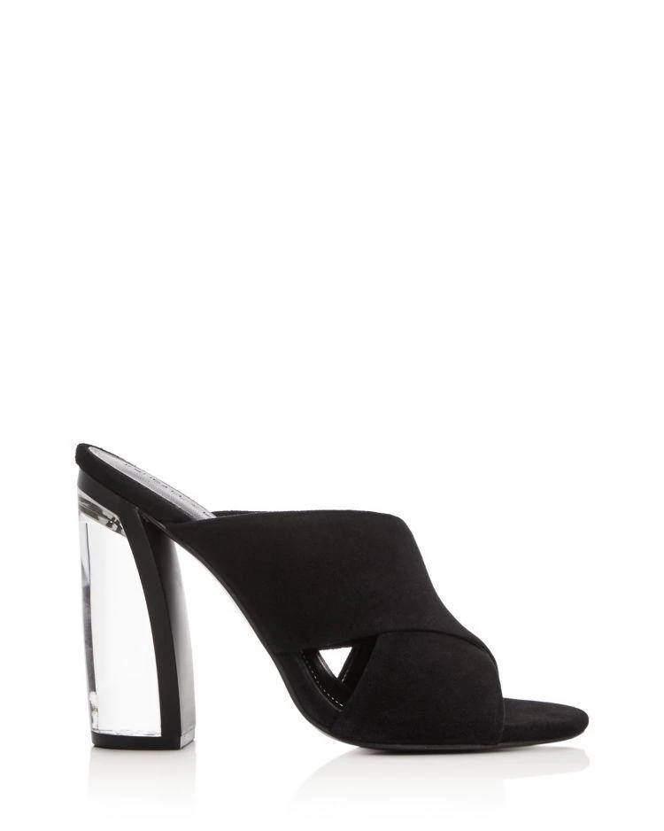 商品KENDALL and KYLIE|KENDALL and KYLIE Karmen Lucite High Heel Slide Sandals,价格¥688,第2张图片详细描述