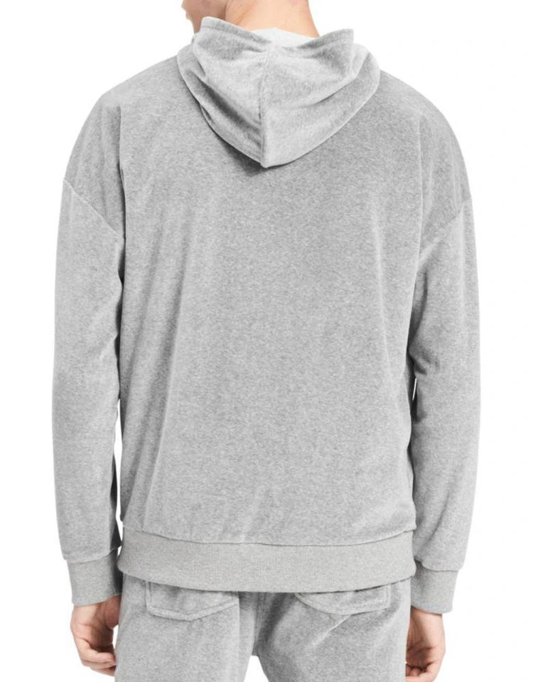商品Calvin Klein|Heathered Cotton Crossover Hoodie,价格¥276,第2张图片详细描述