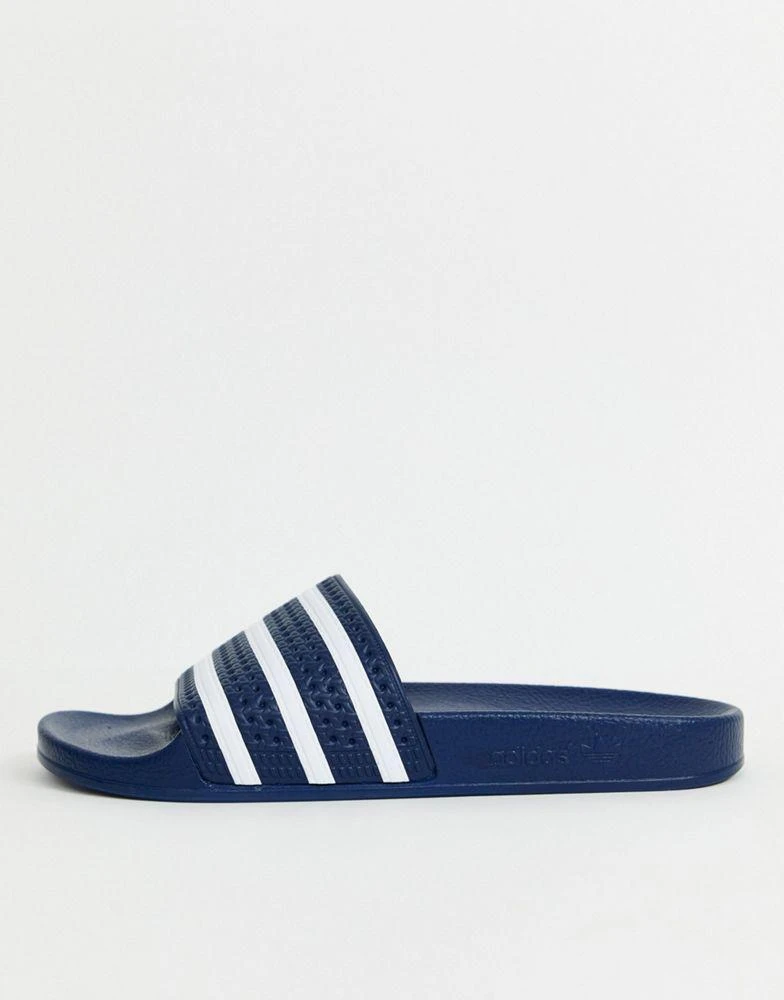 商品Adidas|adidas Originals Adilette sliders in navy,价格¥398,第4张图片详细描述