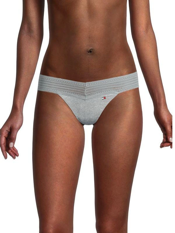 商品Tommy Hilfiger|3-Pack Lace-Waist Thongs,价格¥119,第2张图片详细描述
