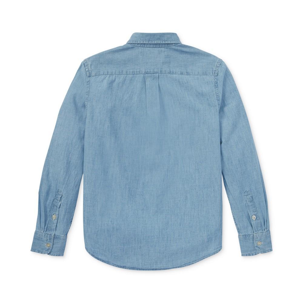 商品Ralph Lauren|大童款全棉长袖衬衫,价格¥384详情, 第4张图片描述