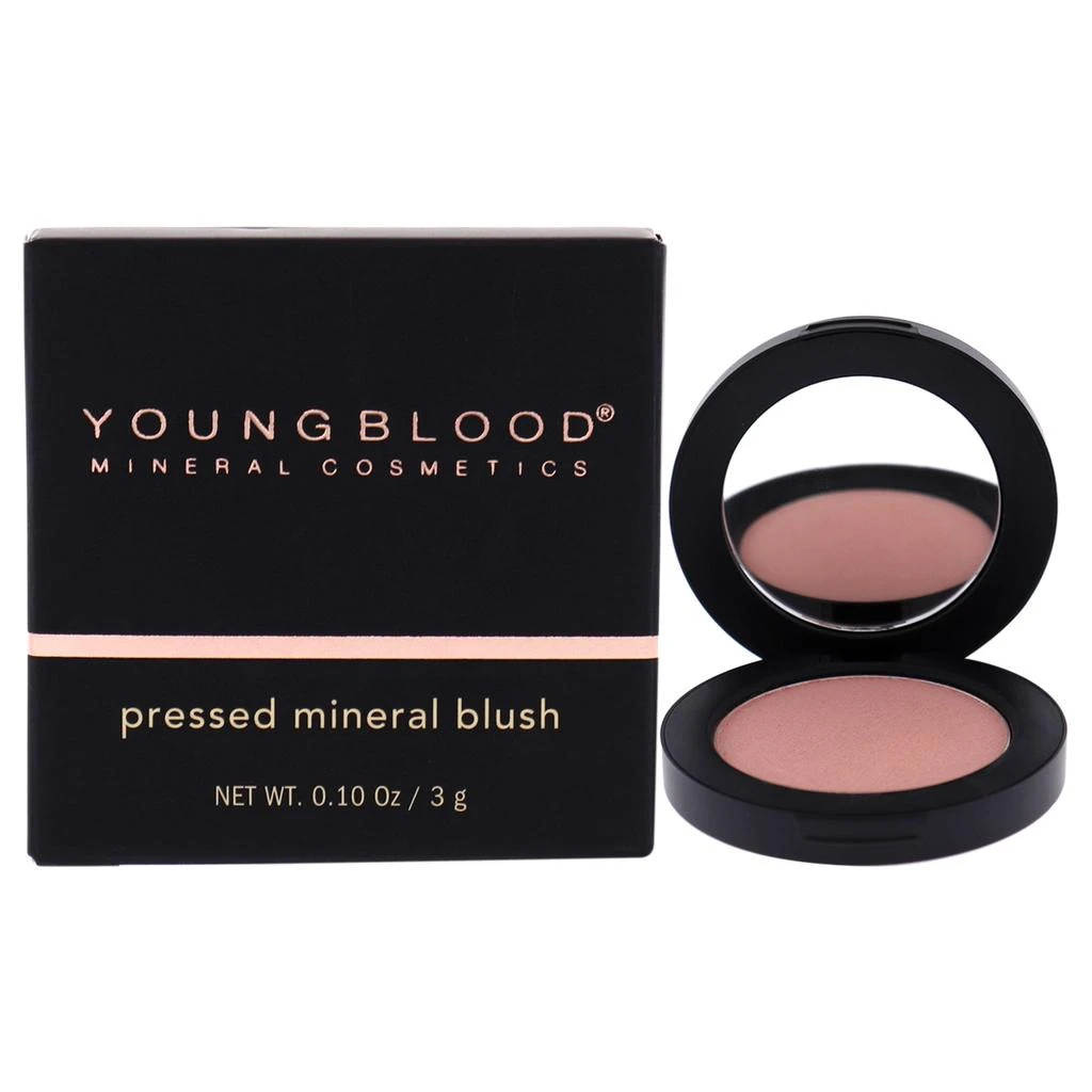商品Youngblood|Pressed Mineral Blush - Bashful by Youngblood for Women - 0.10 oz Blush,价格¥154,第2张图片详细描述