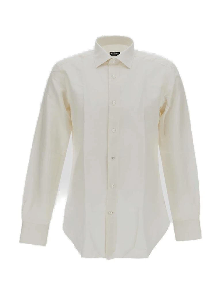 商品Zegna|Ermenegildo Zegna Collared Button-Up Shirt,价格¥1399,第1张图片