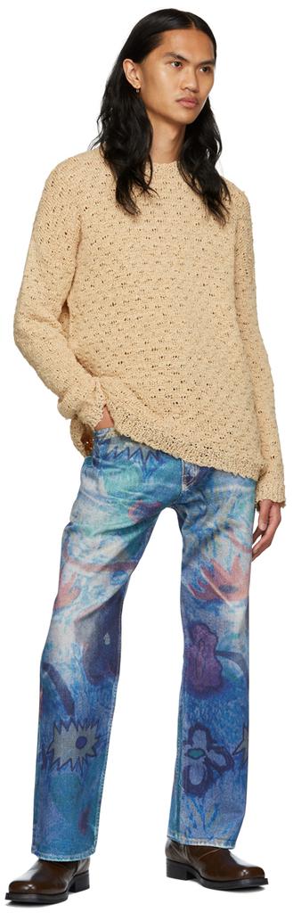 Beige Nylon Sweater商品第4张图片规格展示