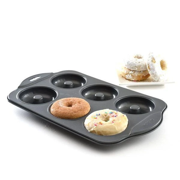 商品Norpro|Nonstick 6-Cavity Donut Pan,价格¥177,第2张图片详细描述