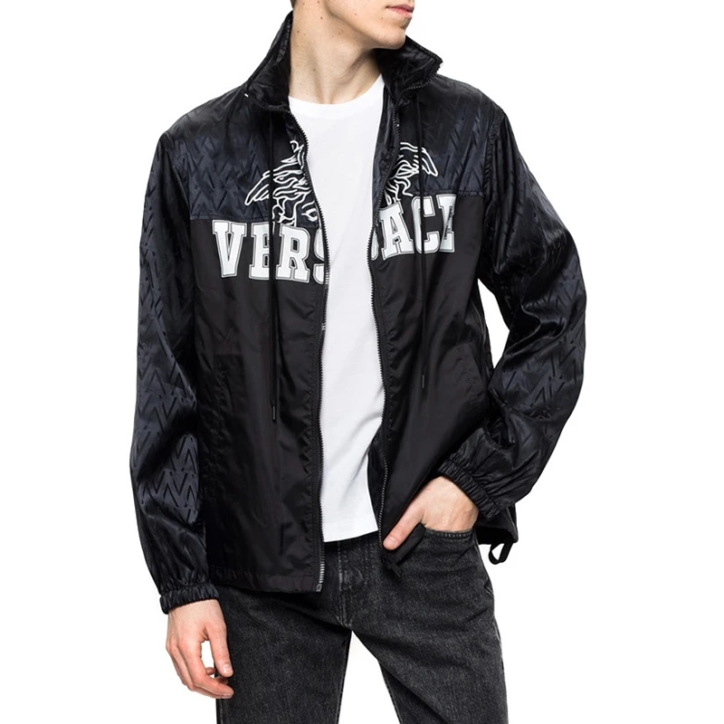 VERSACE 男士黑色尼龙夹克 A84360-A232567-A4008 商品