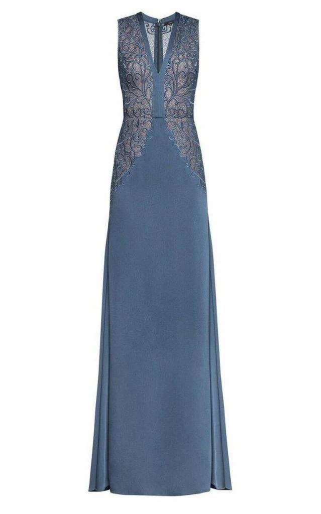 商品BCBG|Lace Embroidered Satin Gown,价格¥1669,第1张图片