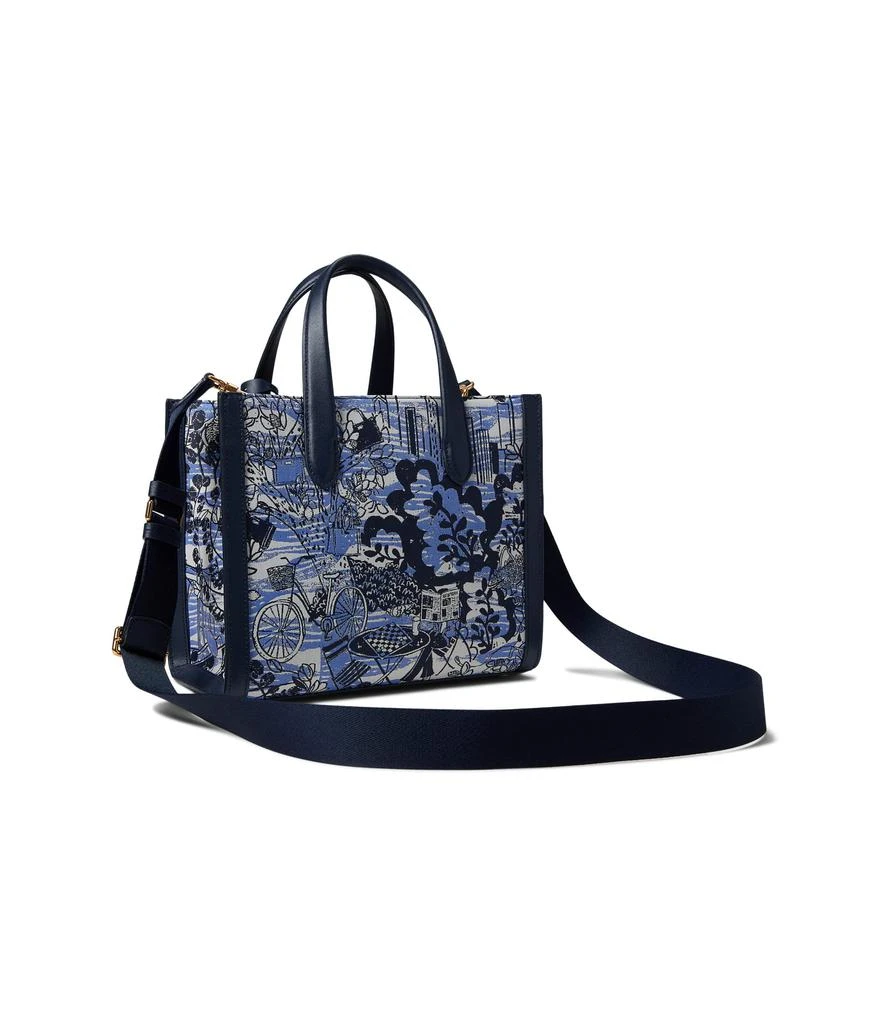 商品Kate Spade|Manhattan Walk In The Park Toile Jacquard Fabric Small Tote,价格¥1786,第2张图片详细描述