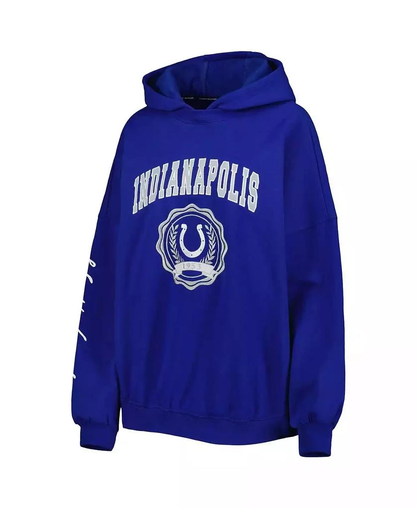 商品Tommy Hilfiger|Women's Royal Indianapolis Colts Becca Drop Shoulder Pullover Hoodie,价格¥501,第4张图片详细描述