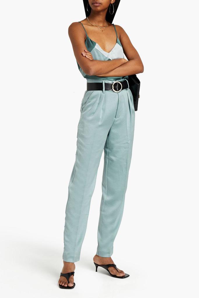 商品ba&sh|Wonka hammered-satin tapered pants,价格¥328,第4张图片详细描述