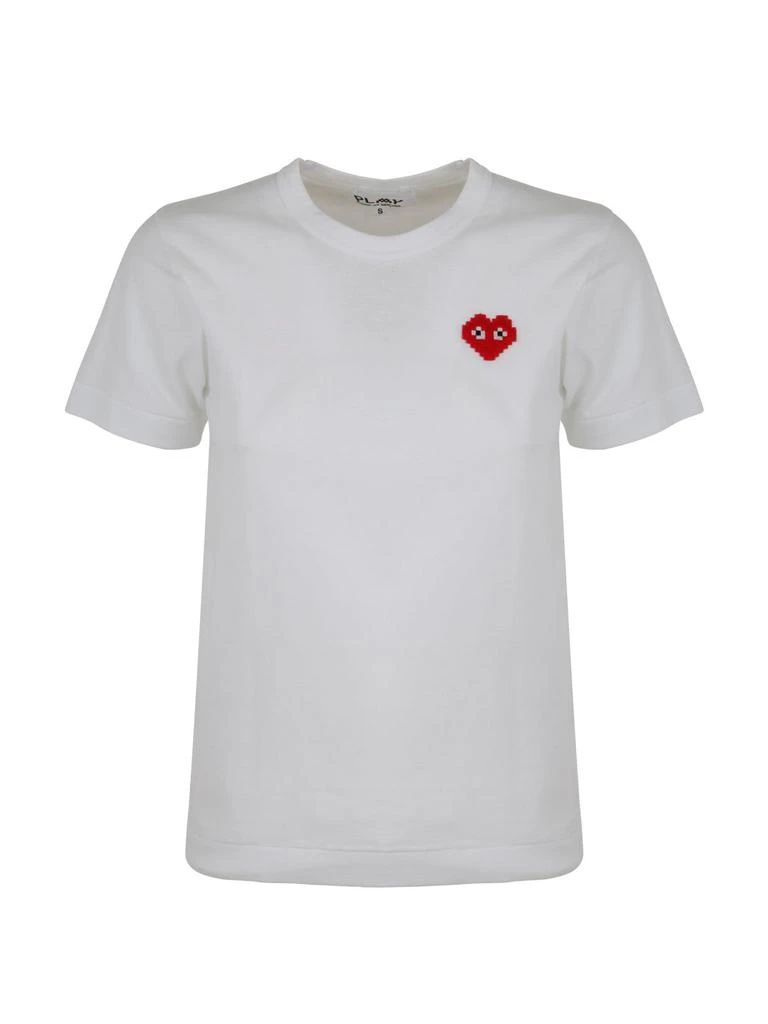 商品Comme des Garcons|Comme Des Garçons Play Womens White T-Shirt,价格¥1132,第1张图片