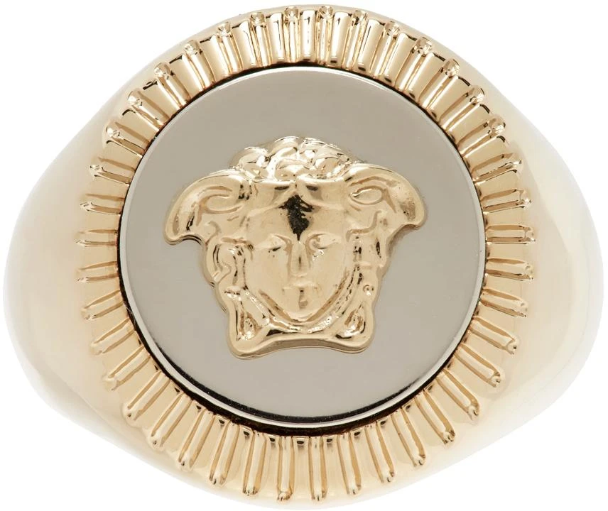 商品Versace|Silver Medusa Signet Ring,价格¥570,第1张图片