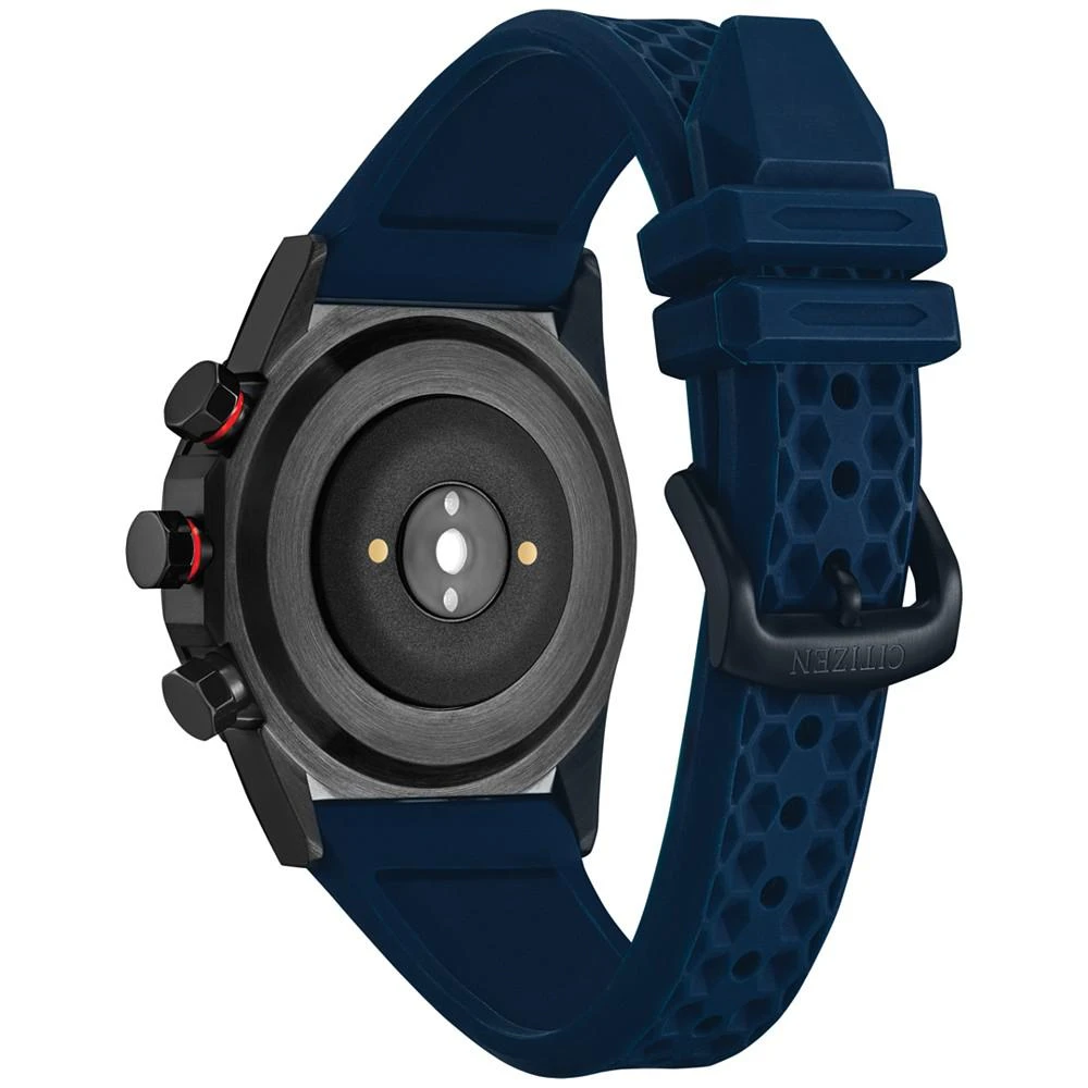 商品Citizen|Men's CZ Smart Hybrid HR Blue Strap Smart Watch 44mm,价格¥2619,第3张图片详细描述