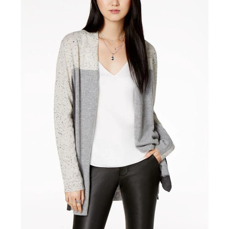 商品Charter Club|小码 Cashmere Donegal Colorblocked Cardigan, Created for Macy's,价格¥510,第1张图片